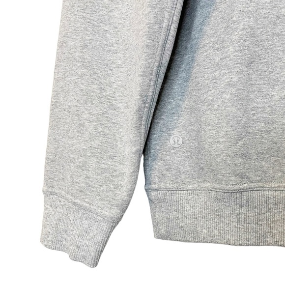 Lululemon All Yours Long Sleeve Sweatshirt Hoodie Gray - Picture 5 of 7